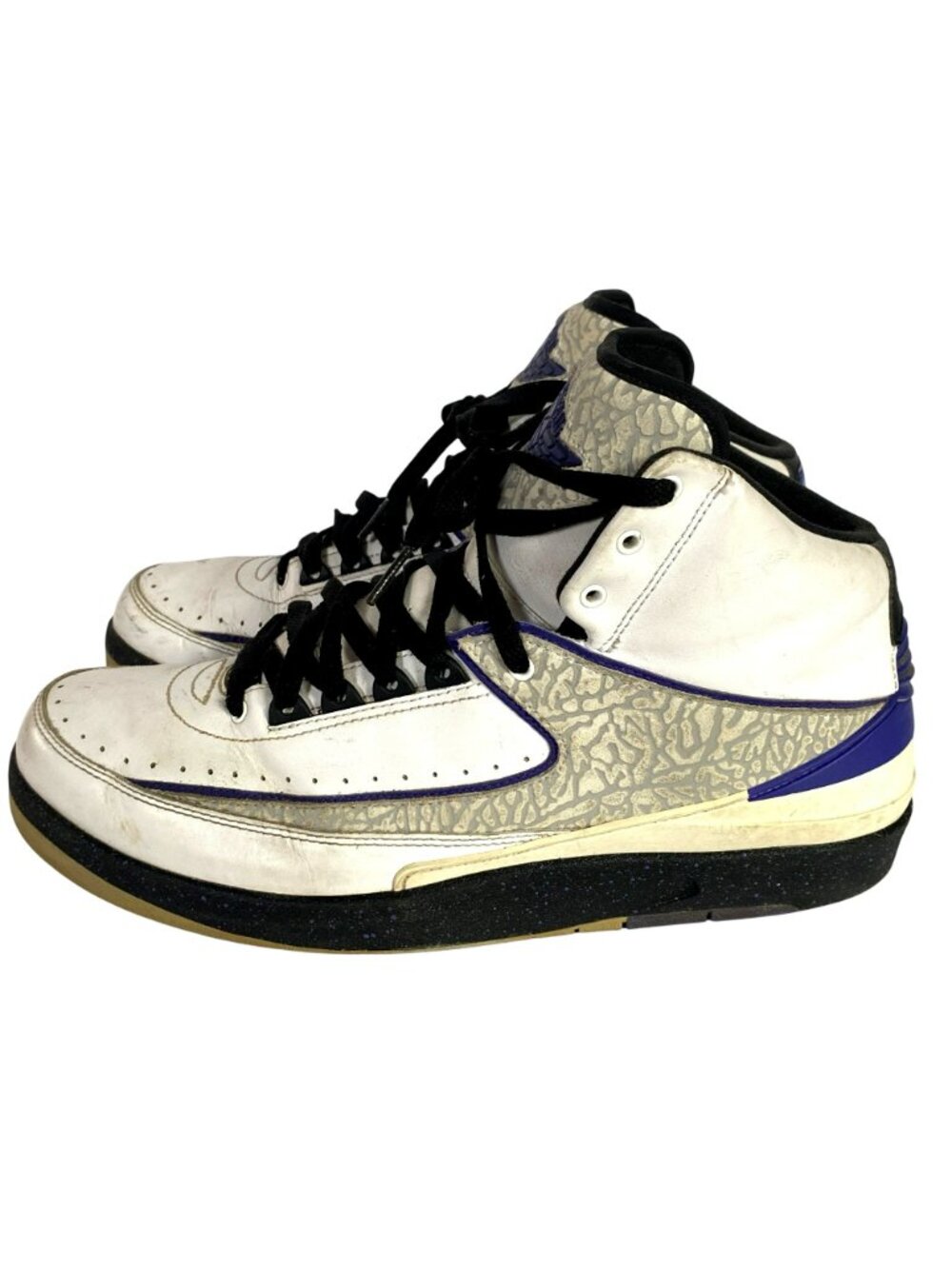 Nike Air Jordan 2 Retro 'Dark Concord' Vintage 2014 Men's 12 Model 385475-153 - Picture 4 of 8